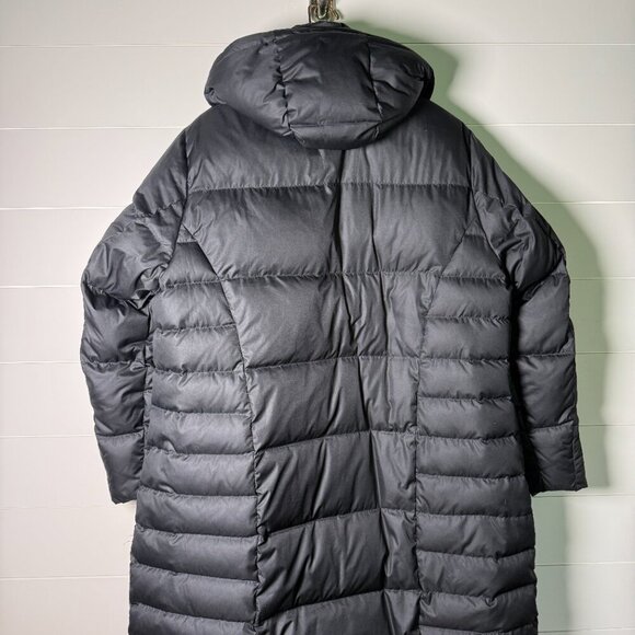 Eddie Bauer Women’s Lodge Down Duffle Coat 2X Black - Picture 2 of 14